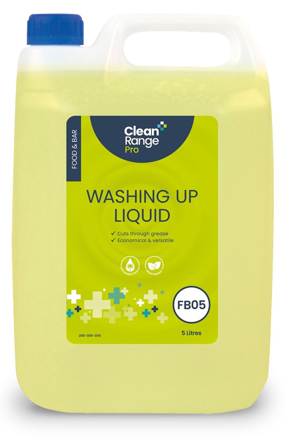 Clean Range Pro Washing Up Liquid 5ltr – Effective Cleaning Solution ...